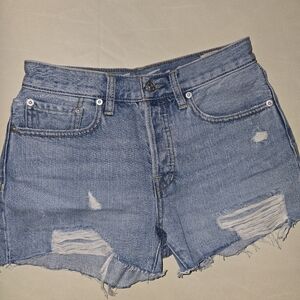 We The Free Mid Rise Denim Shorts